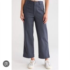Nwt Melrose & Market Baggy Cargo Pants Cropped Ankle 16 Grey Y2k Classy Grunge